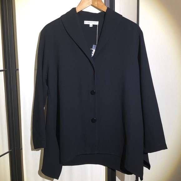 NWT Christopher Calvin Crepe Jacket - Small - Picture 3 of 5